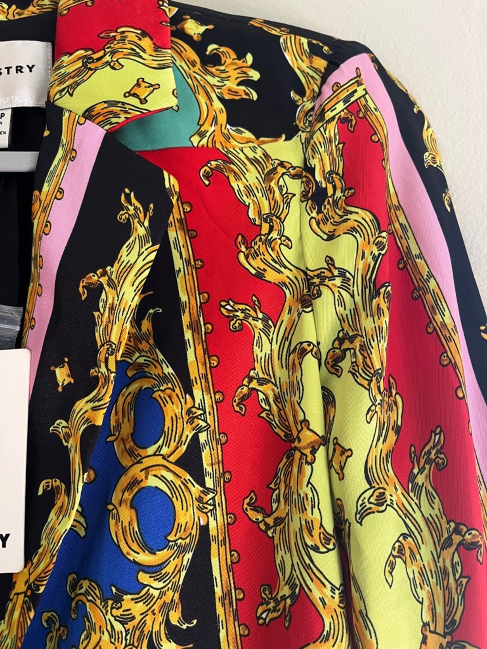 Industry Women's Vibrant Multicolor Blazer - Picture 6 of 14